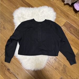 DSG Black Women's Button Sweatshirt